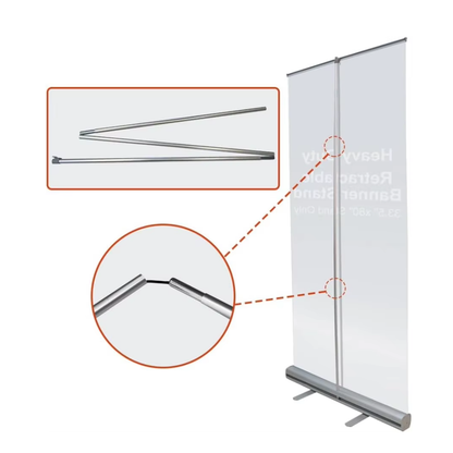 1A-2SE 48"x80" Standard Retractable Banner Stand Graphic Kit