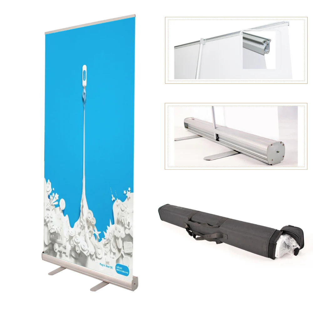 1A-2SE 33.5"*80" Standard Retractable Banner Stand Graphic Kit