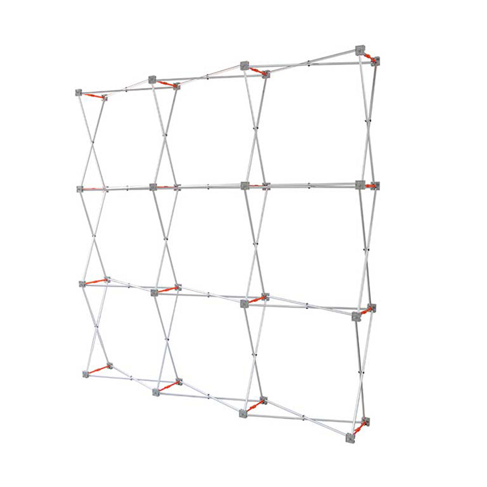 4YC0303S 7.5*7.5FT Heavy-duty Velcro Fabric Pop Up Display Stand Backdrop
