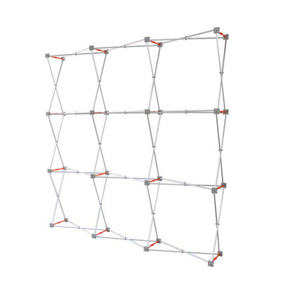4YC0303S 7.5*7.5FT Heavy-duty Velcro Fabric Pop Up Display Stand Backdrop