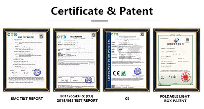 D100N-11895 10FTX6.5FT/8FT SEGFoldLight Box Backdrop Foldable Modular Portable 100% Tool-free