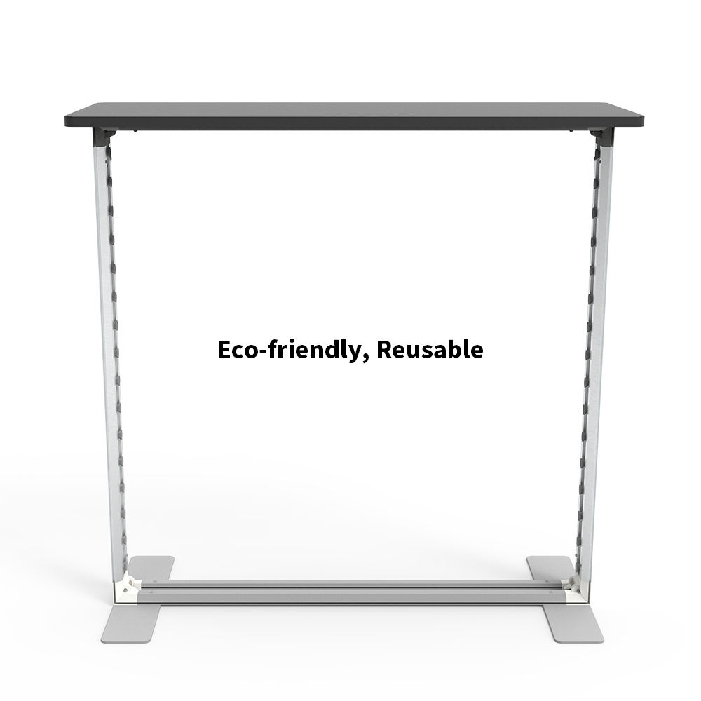 D100NP-3939 3.3FTx3.3FT PVC Frame Foldable Tool-free SEGFold Light Counter