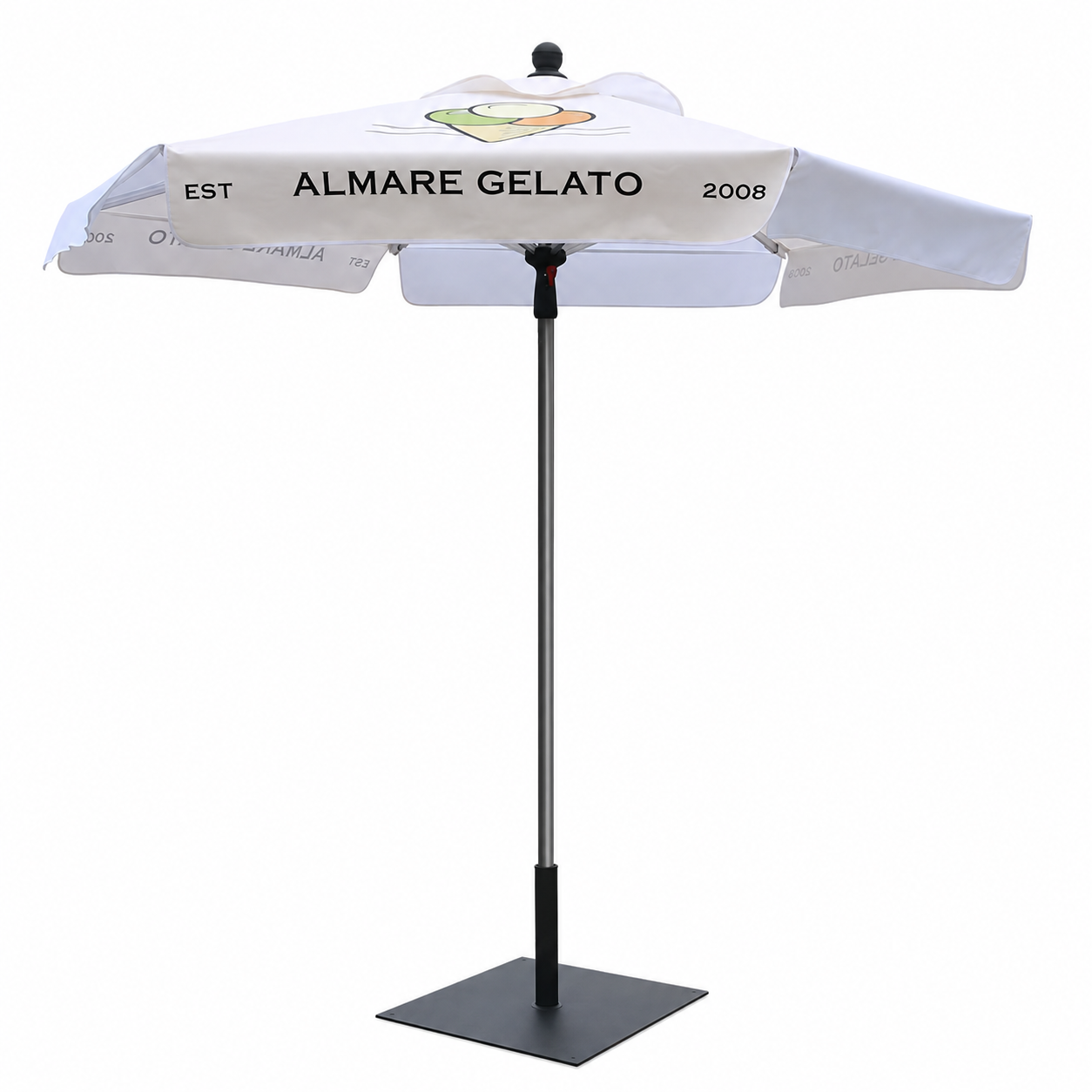 28U-GP2 7.5FT Hexagon Outdoor Portable Beach Umbrella for Advertising