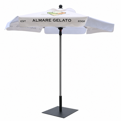 28U-GP2 7.5FT Hexagon Outdoor Portable Beach Umbrella for Advertising