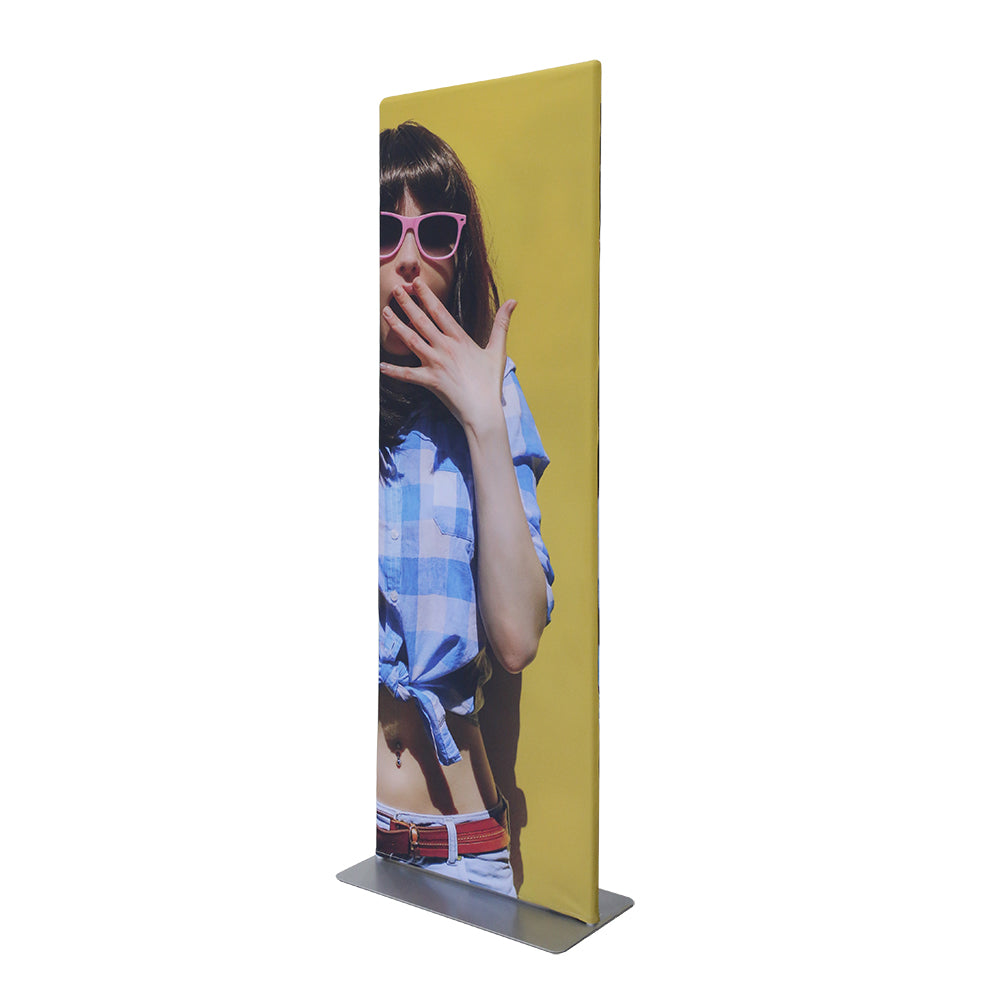 28C-GE 23.5&quot;x72&quot; Tension Fabric Display EZ Tube Frame Backdrop Banner Stand