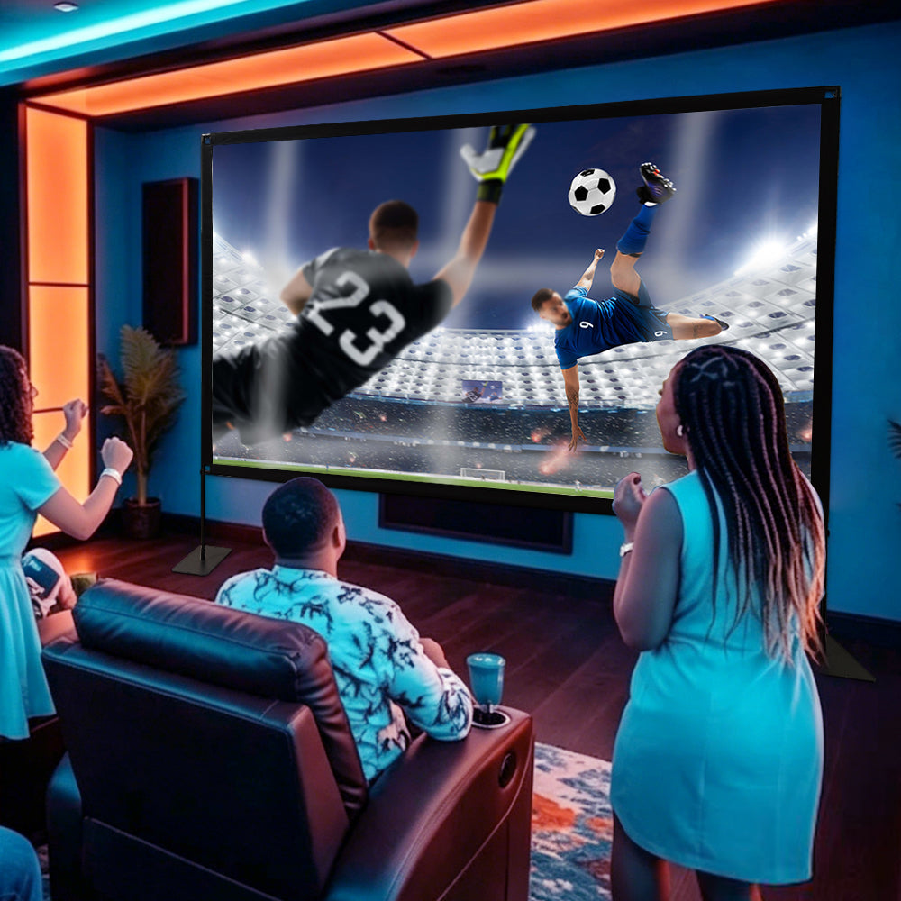 120" 16:9 4K HD Outdoor Projector Screen with Stand