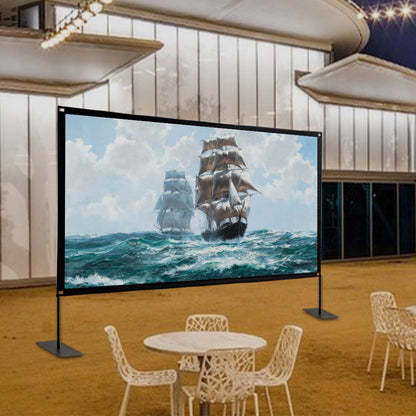 120" 16:9 4K HD Outdoor Projector Screen with Stand
