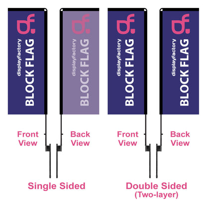 15BF-XS 6FT Block Flag Kit With Bag