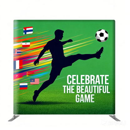 28C-FM8 8*8FT Tension Fabric Display EZ Tube Frame Backdrop Banner Stand