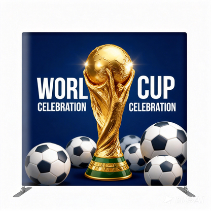 28C-FM8 8*8FT Tension Fabric Display EZ Tube Frame Backdrop Banner Stand